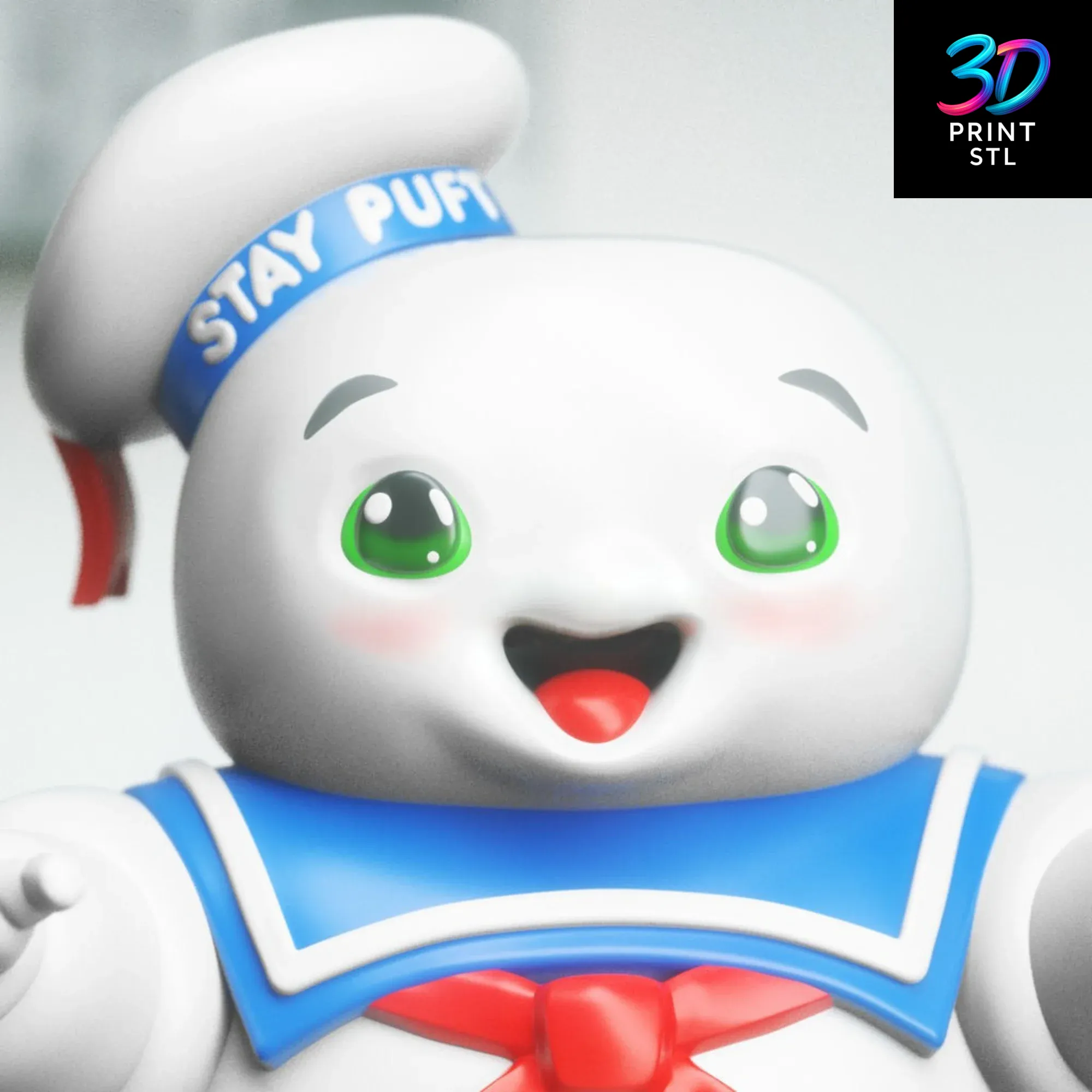 Stay Puft Chibi Ghostbusters | STL for 3D Printers - Image 2