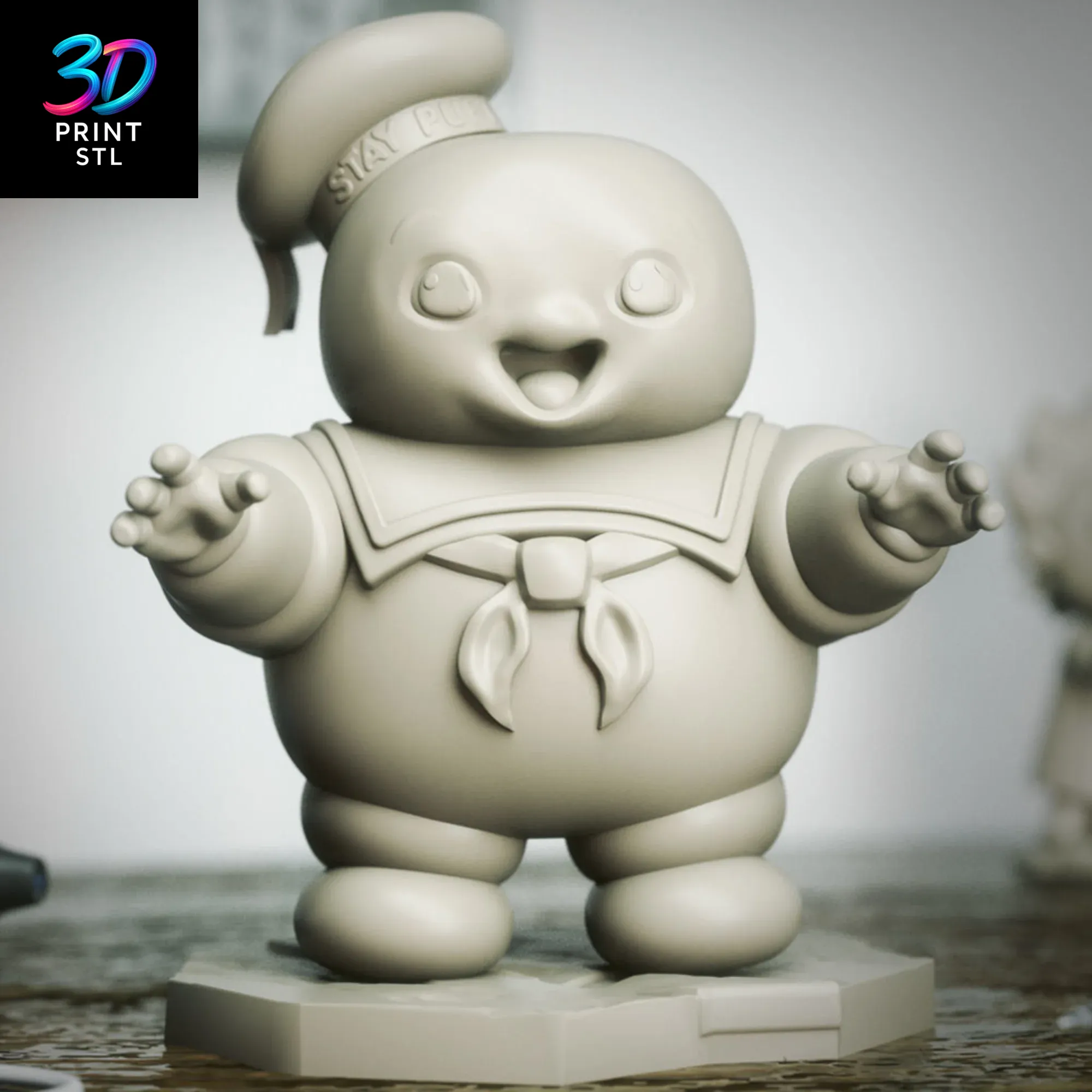 Stay Puft Chibi Ghostbusters | STL for 3D Printers - Image 3