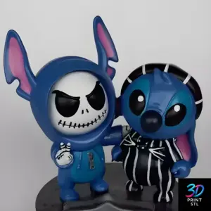 Stitch and Jack | STL for 3D Printers