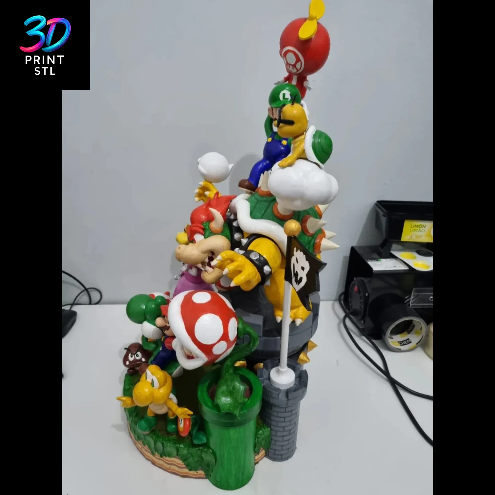 Super Mario Bros Diorama | 3D Print Model | STL - Image 4