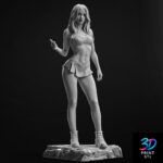 Super Girl Figure DC Comics | STL for 3D Printers