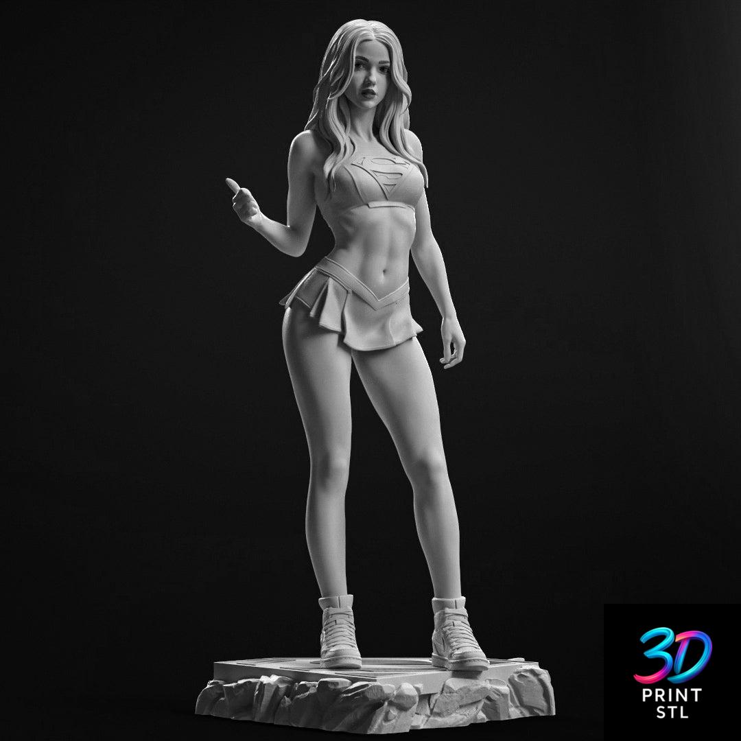 Super Girl Figure DC Comics | STL for 3D Printers