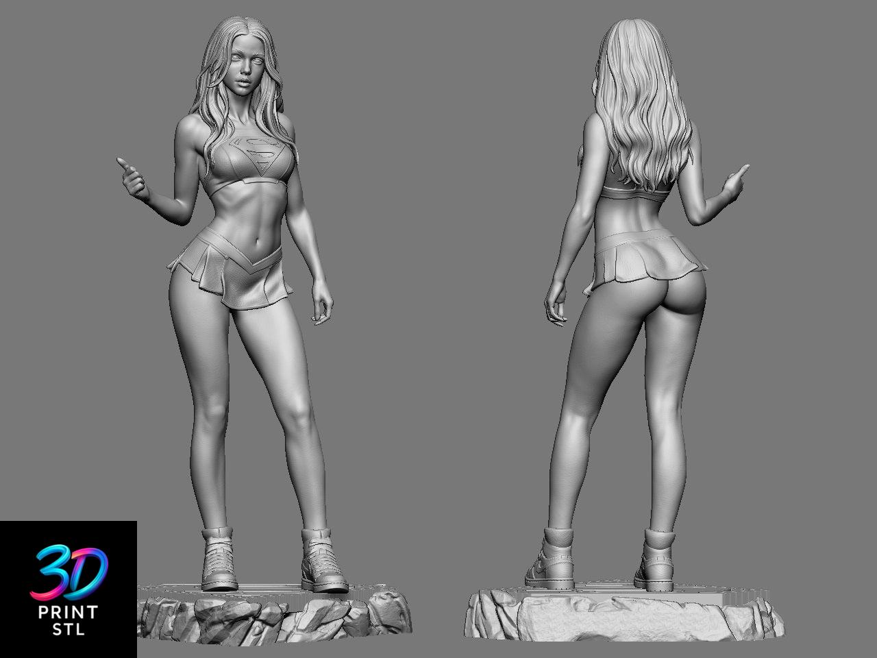 Super Girl Figure DC Comics | STL for 3D Printers - Image 2