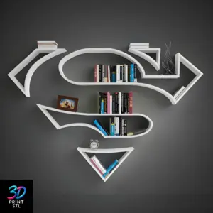 Superman Shelves | 3D Print File | STL