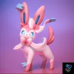 Sylveon Pokémon | 3D Print File | STL