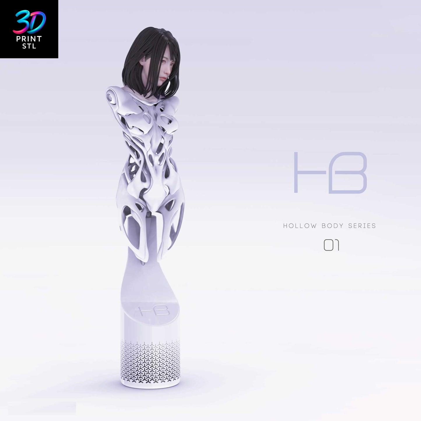 Synthetic Girl Figure Fantasy | STL for 3D Printers - Image 2