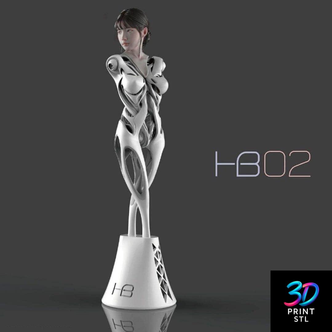 Synthetic Girl Figure Fantasy | 3D Print File | STL