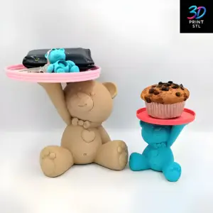 Teddy Tray | 3D Print File | STL