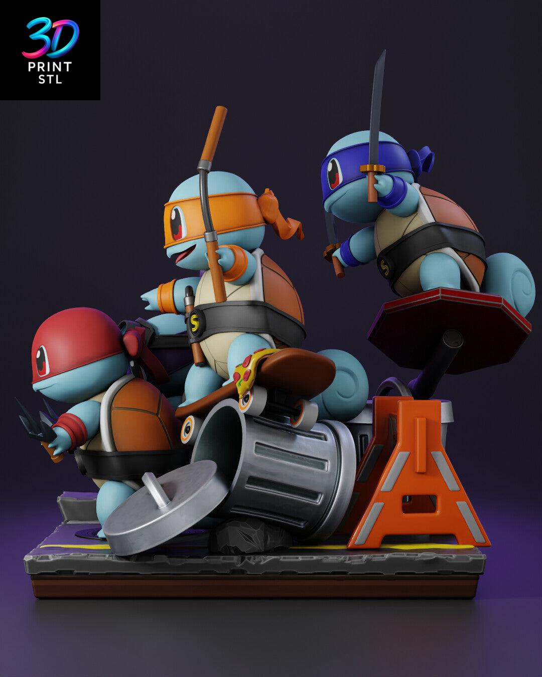 Teenage Mutant Ninja Turtles Figure Pokemon | 3D Print Model | STL - Image 3