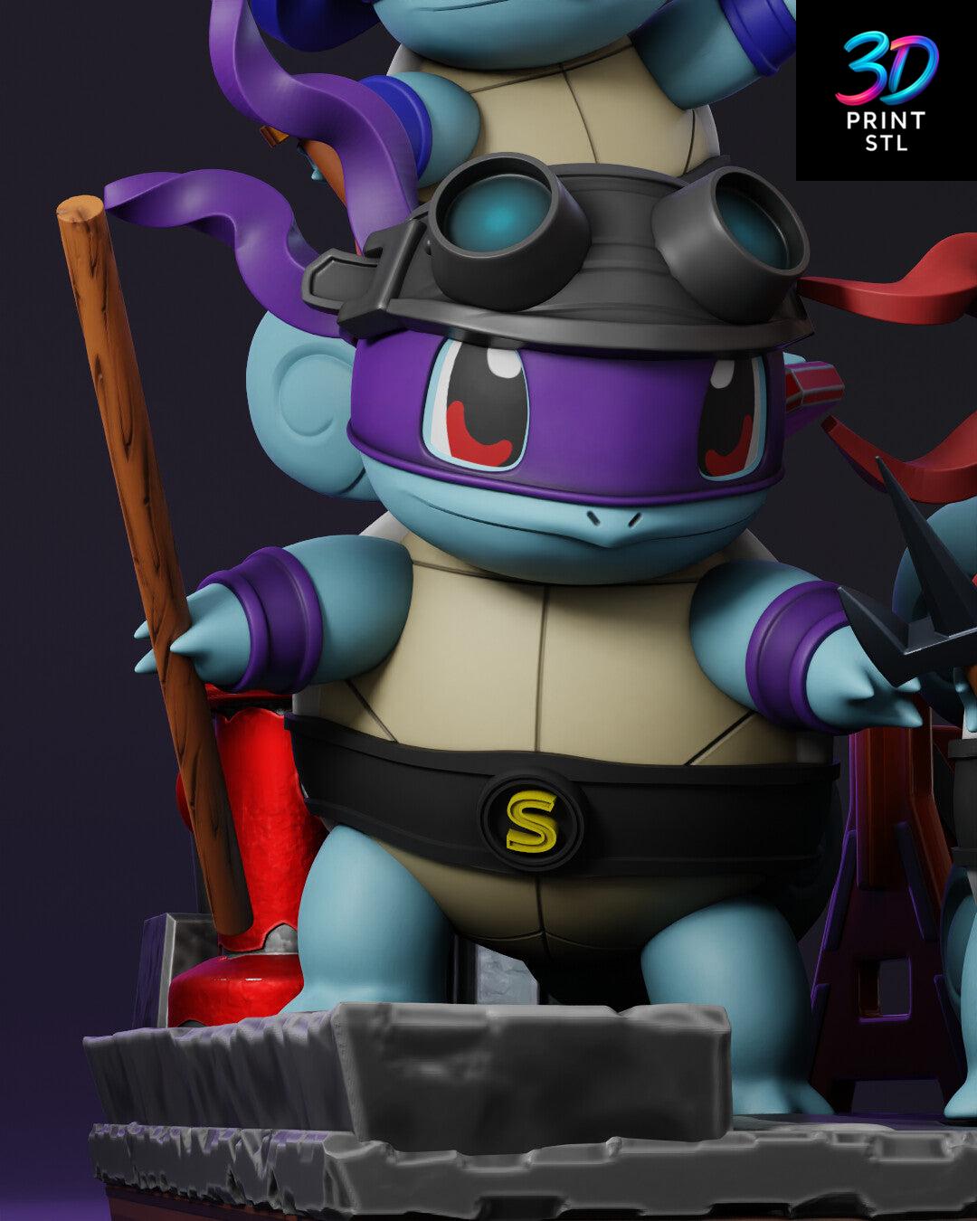 Teenage Mutant Ninja Turtles Figure Pokemon | 3D Print Model | STL - Image 4