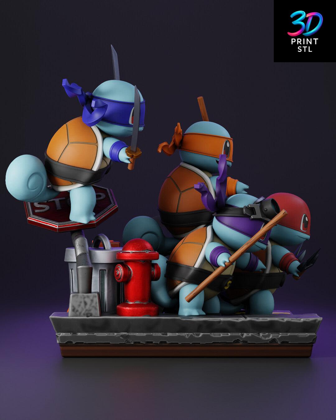 Teenage Mutant Ninja Turtles Figure Pokemon | 3D Print Model | STL - Image 5
