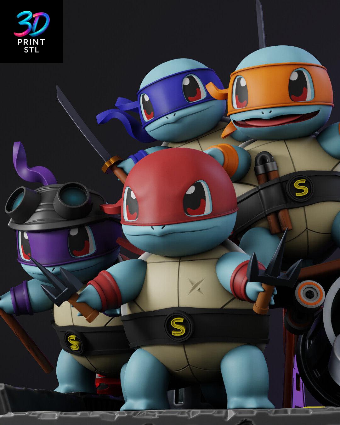 Teenage Mutant Ninja Turtles Figure Pokemon | 3D Print Model | STL - Image 6