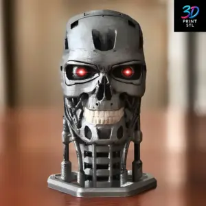 T-800 Skull Bust Terminator | STL for 3D Printers