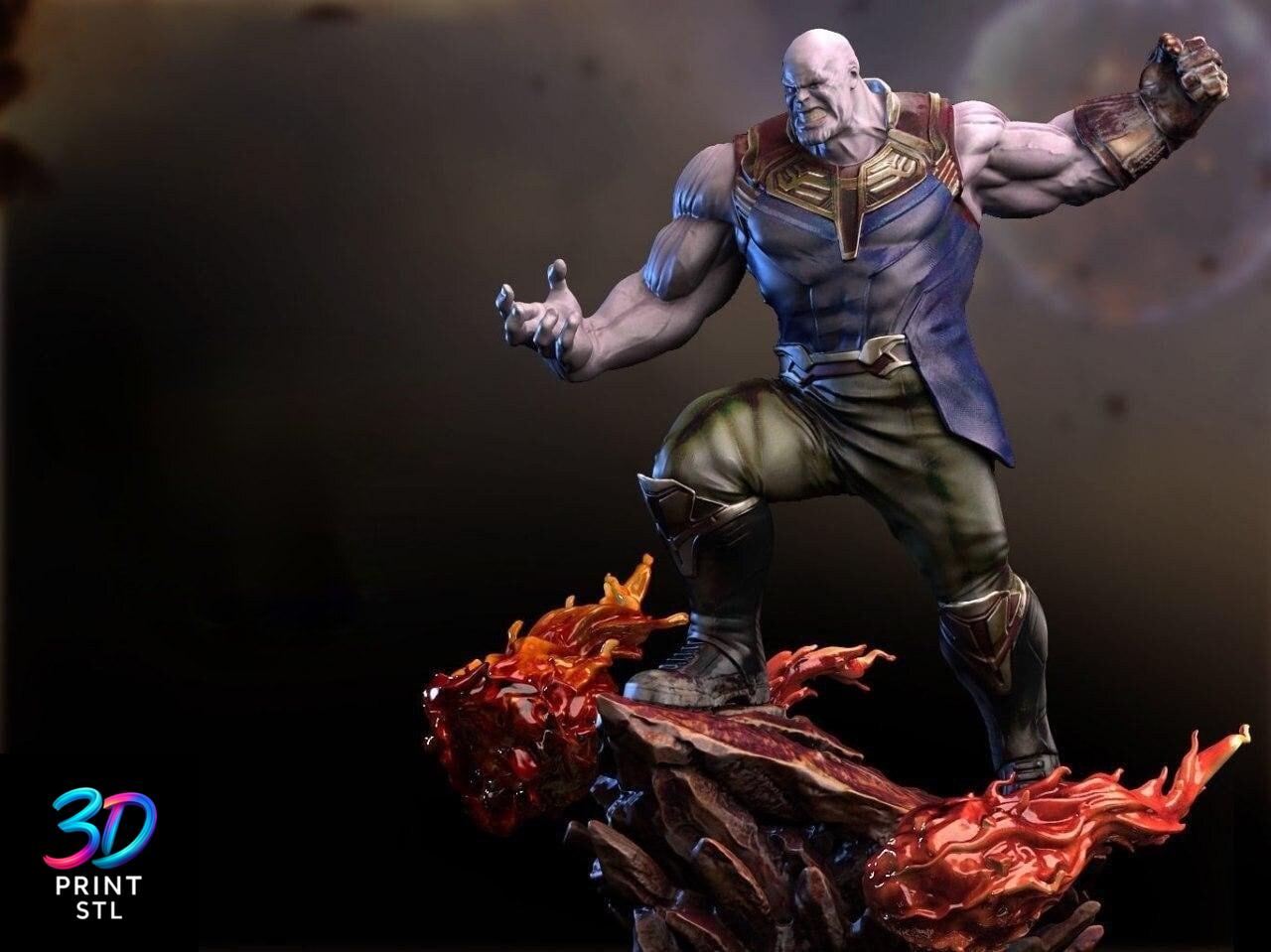 Thanos Figure Marvel Avengers | 3D Print File | STL - Image 2