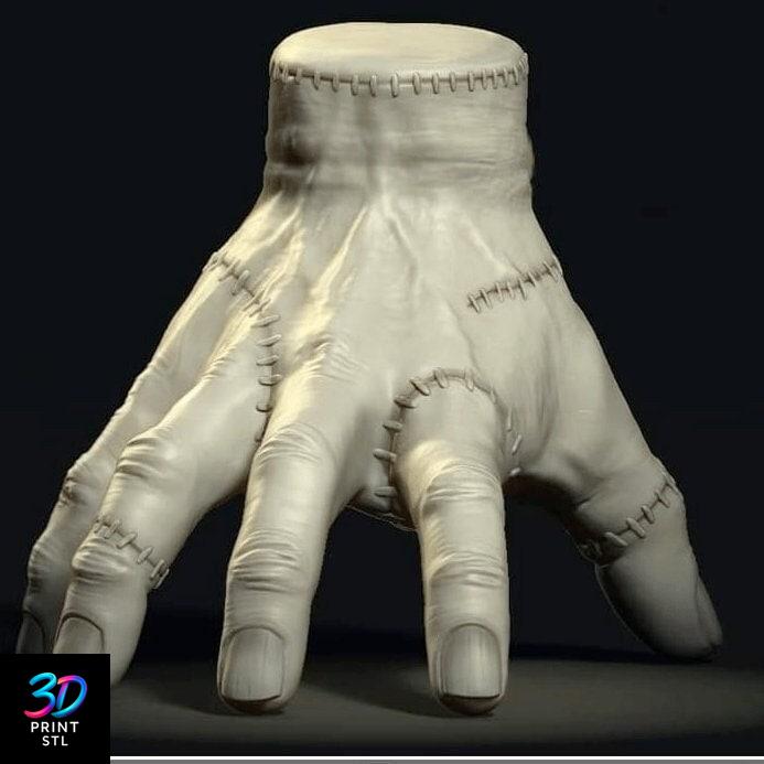 Thing Hand Watch Holder The Addams Family | 3D Print File | STL - Image 2