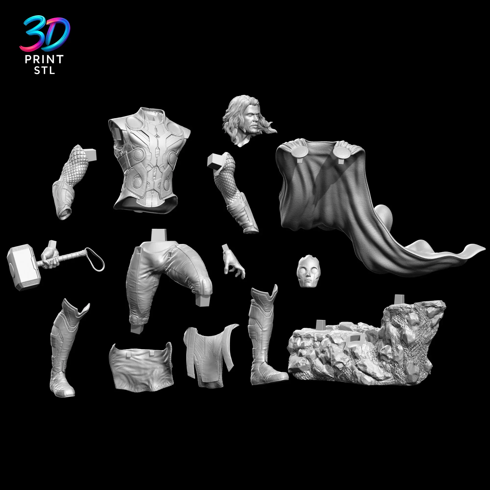 Thor The Avengers | STL for 3D Printers - Image 5