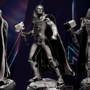 Thor STL Marvel Avengers STL File 3D Printing Design Movie Character STL File 0283 2