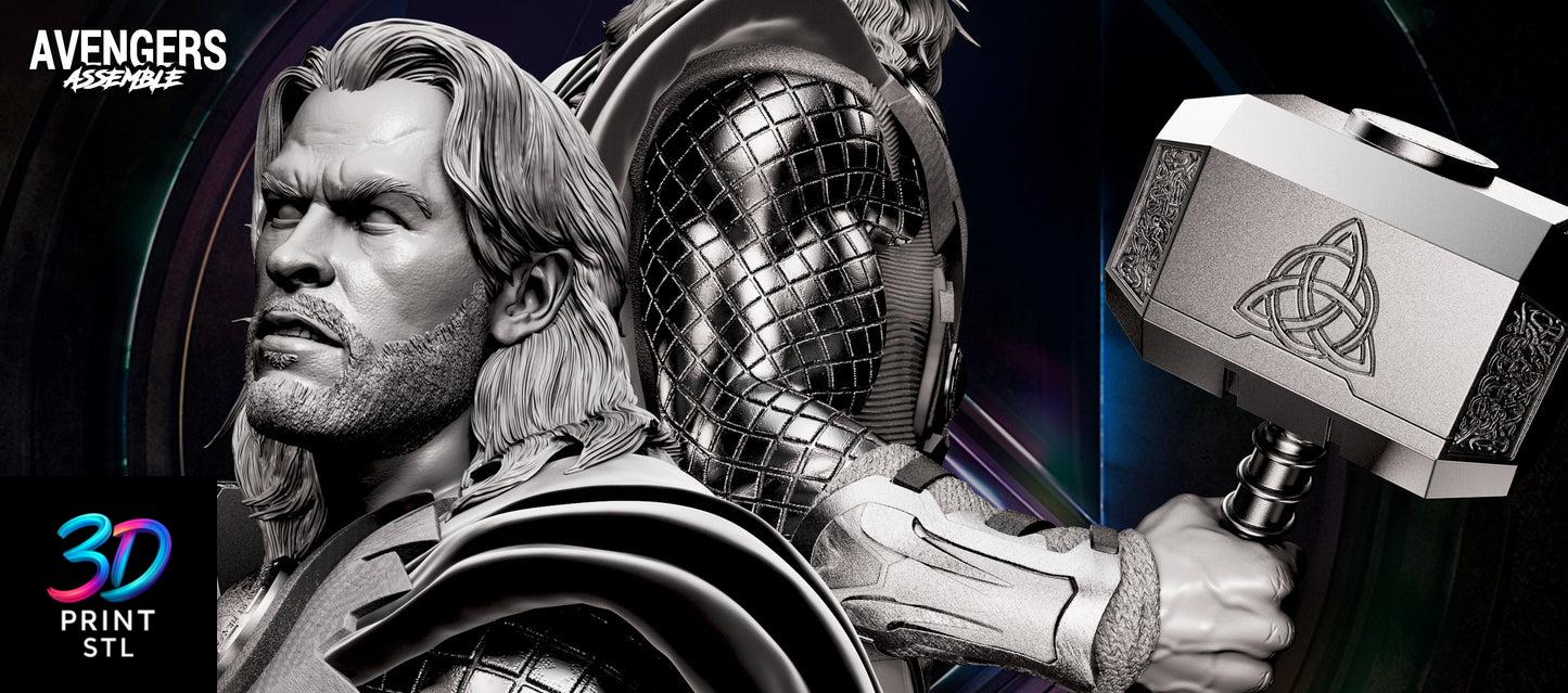 Thor Marvel Avengers | 3D Print File | STL - Image 6