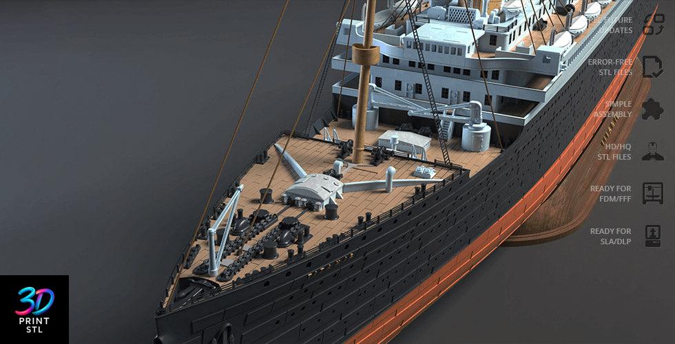 Titanic Ship | STL for 3D Printers - Image 3