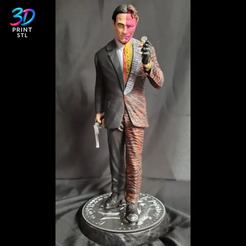 Two-Face DC Comics | 3D Print File | STL - Image 5
