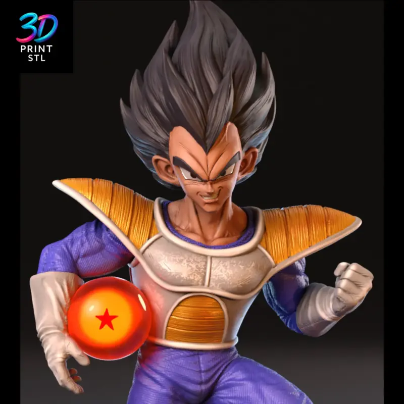 Vegeta Namek Figure Dragon Ball Z | STL File for 3D Printing - Image 4