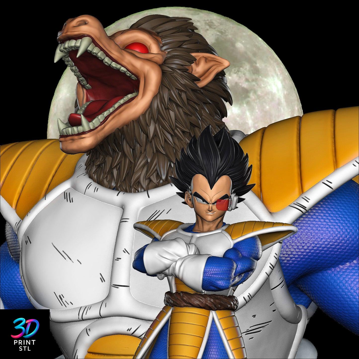 Vegeta Oozaru Dragon Ball Z | 3D Print File | STL