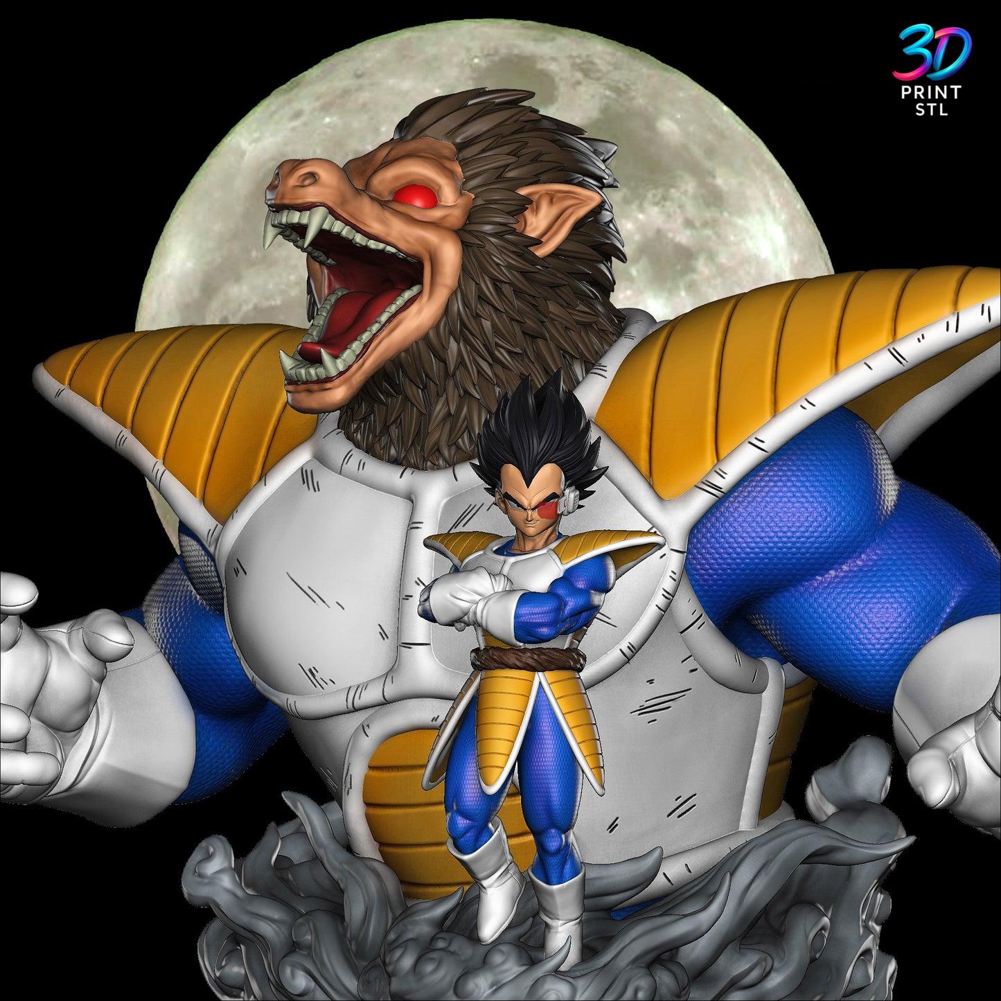 Vegeta Oozaru Dragon Ball Z | 3D Print File | STL - Image 2