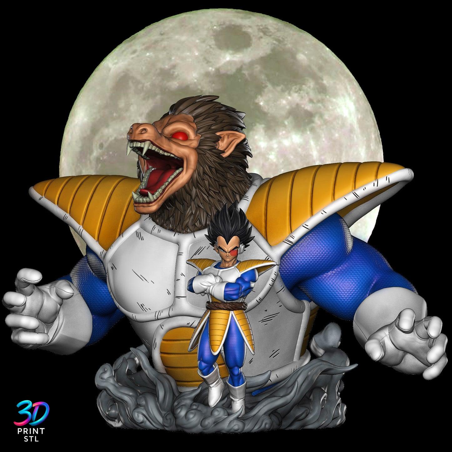 Vegeta Oozaru Dragon Ball Z | 3D Print File | STL - Image 3
