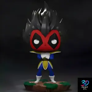 Vegetapool Funko Pop Style | 3D Print File | STL