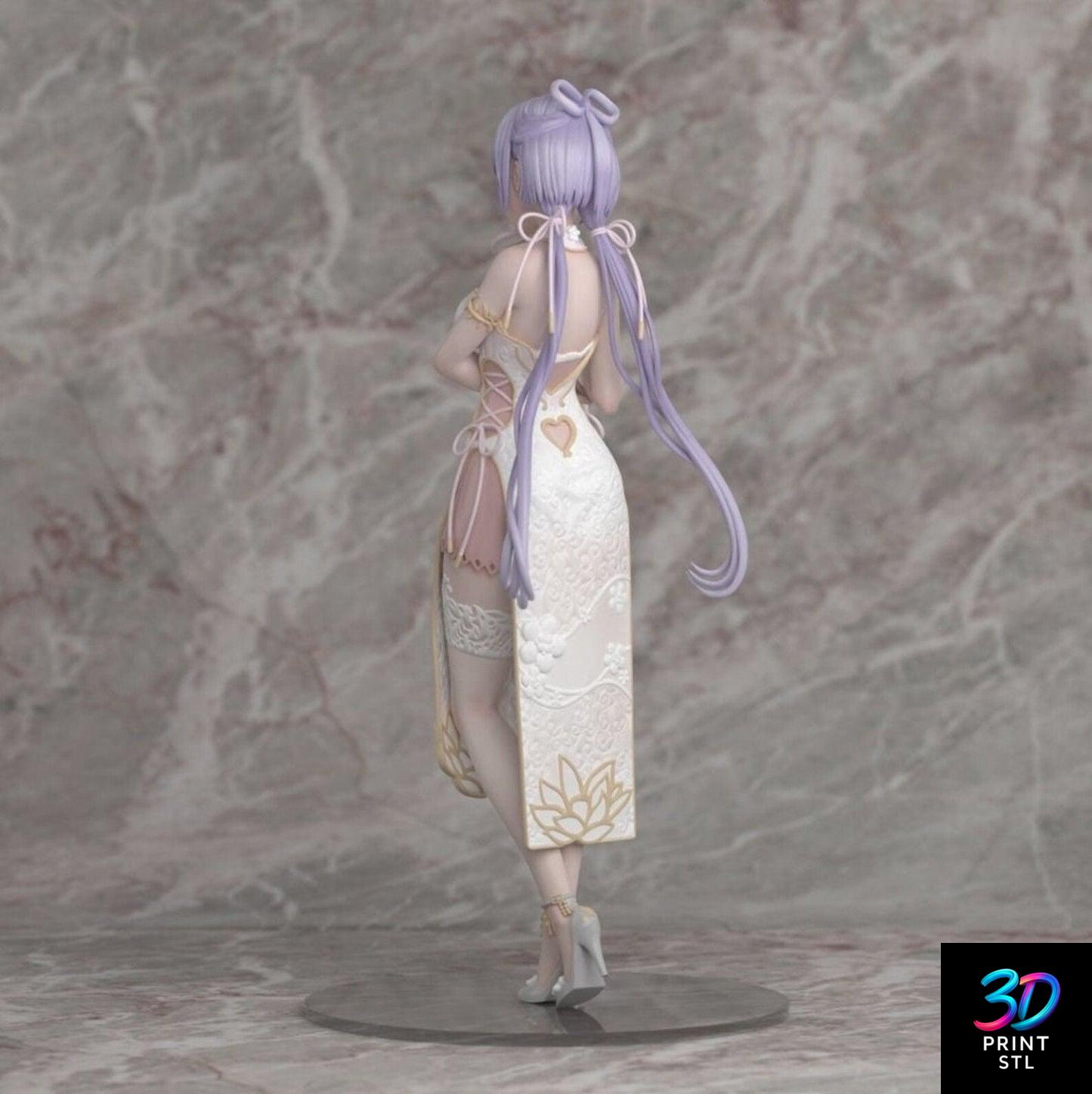 Cheongsam Girl Figure Vocaloid | STL for 3D Printers - Image 5