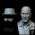 Walter White Heisenberg Breaking Bad | STL for 3D Printers