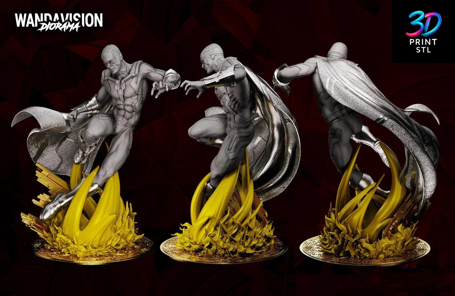 Wanda Vision Marvel | 3D Print File | STL - Image 3