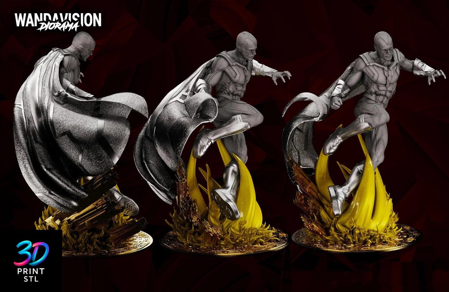 Wanda Vision Marvel | 3D Print File | STL - Image 4