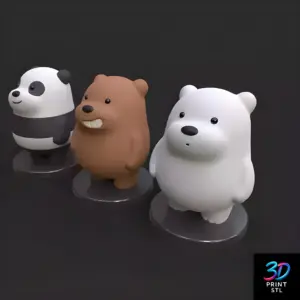 We Bare Bears STL 3D Print Models 2