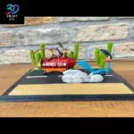 Coyote & Road Runner Diorama Looney Tunes | 3D Print File | STL