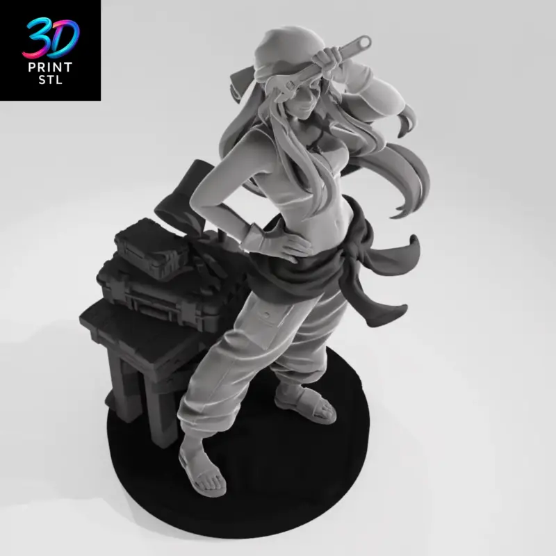 Winry Rockbell Diorama Fullmetal Alchemist | 3D Print File | STL - Image 5