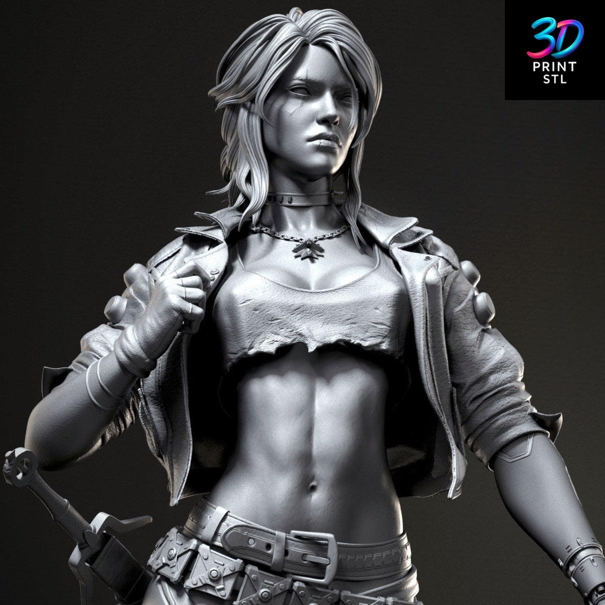 Ciri Witcher | STL for 3D Printers