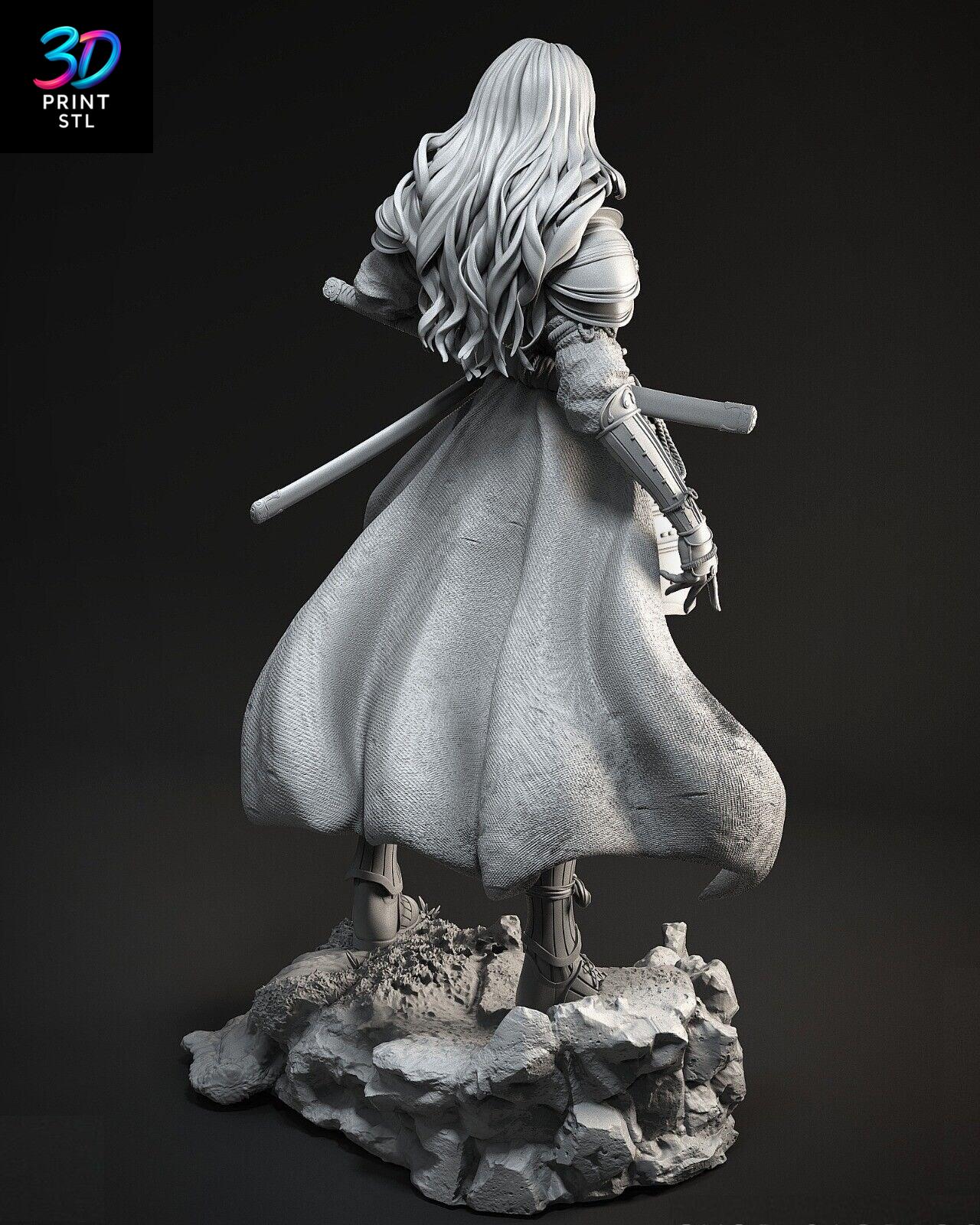 Wonder Woman Samurai Anime | 3D Print File | STL - Image 4