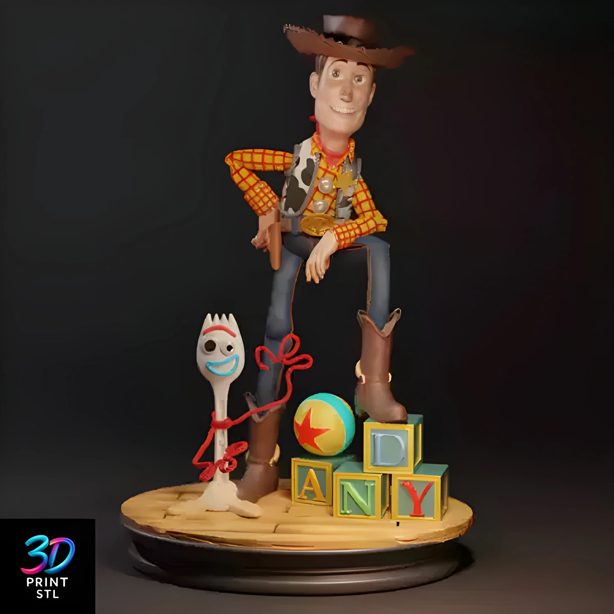 Woody and Forky Toy Story | STL File for 3D Printing