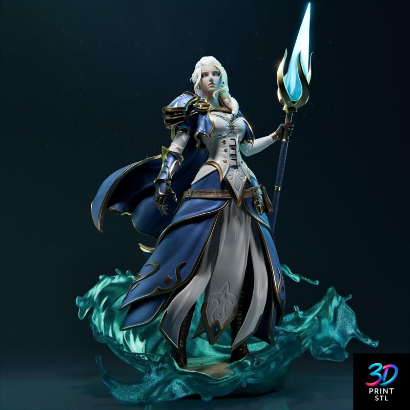 Jaina World of Warcraft | 3D Print Model | STL - Image 2