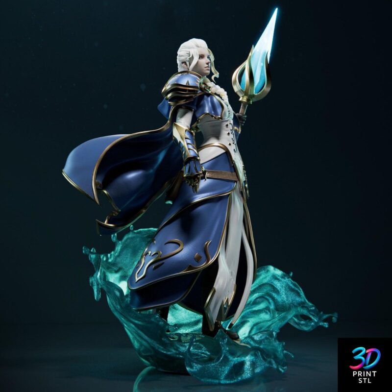 Jaina World of Warcraft | 3D Print Model | STL - Image 3