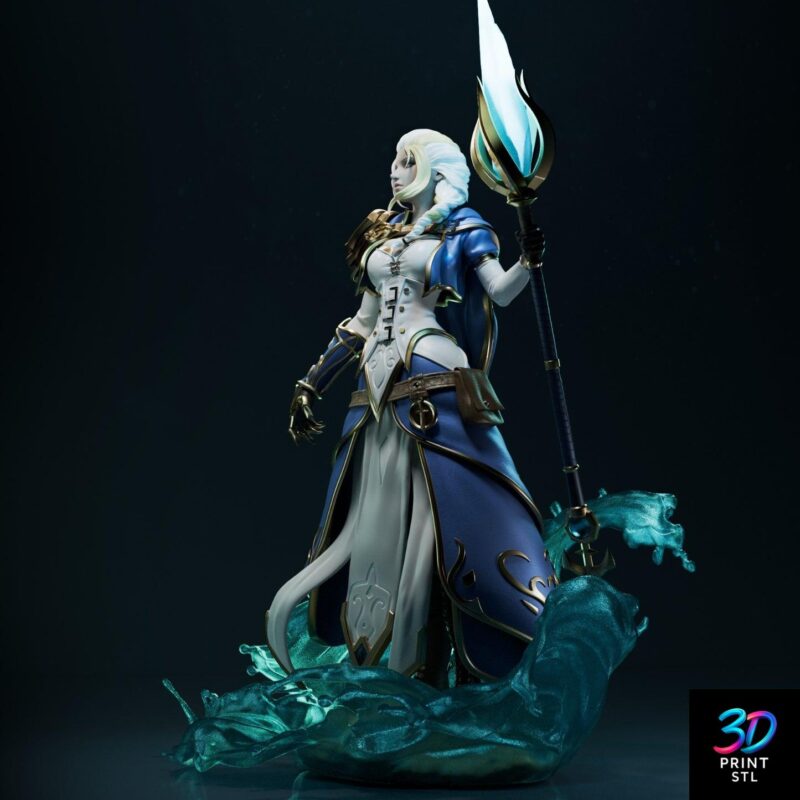 Jaina World of Warcraft | 3D Print Model | STL - Image 4