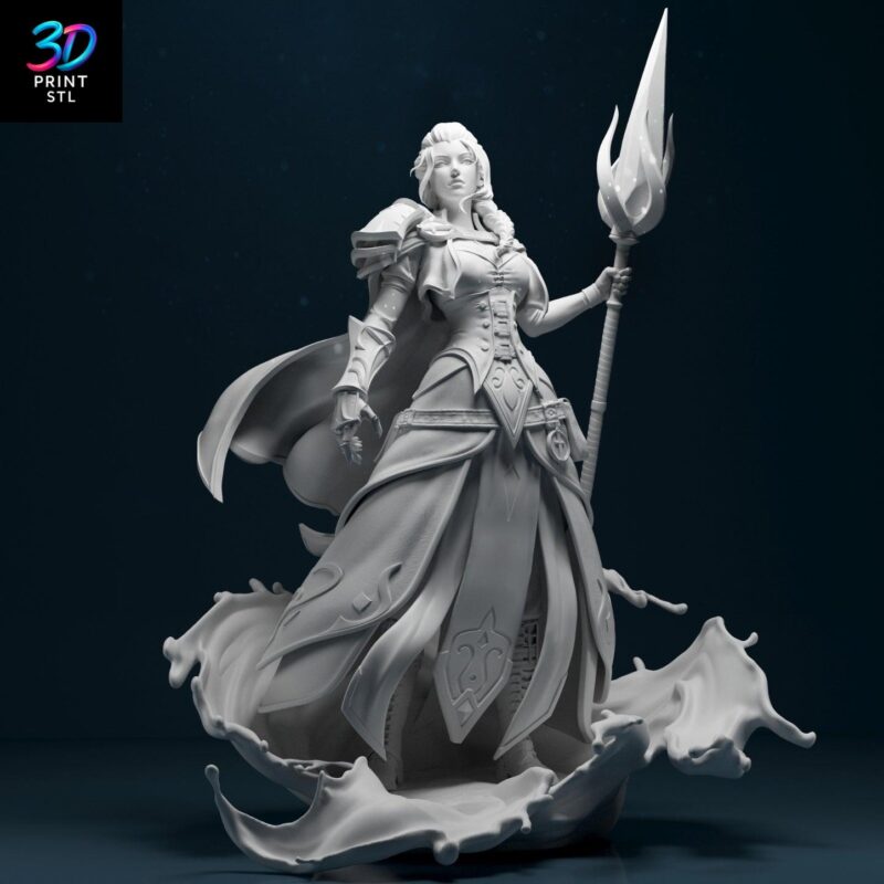 Jaina World of Warcraft | 3D Print Model | STL - Image 5