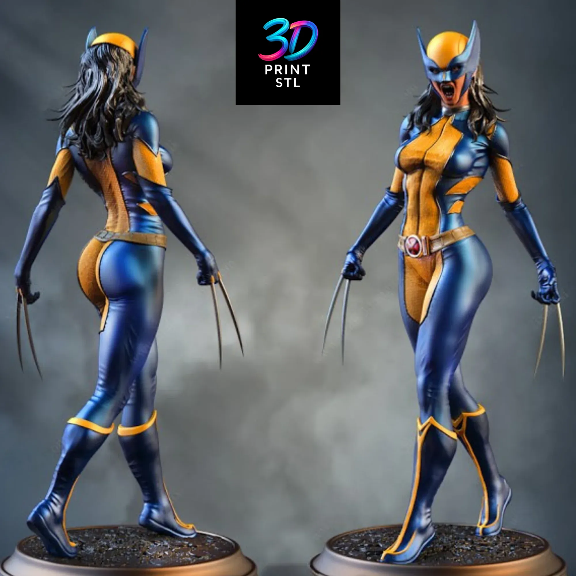 X-23 Figure X-Men | 3D Print Model | STL - Image 2
