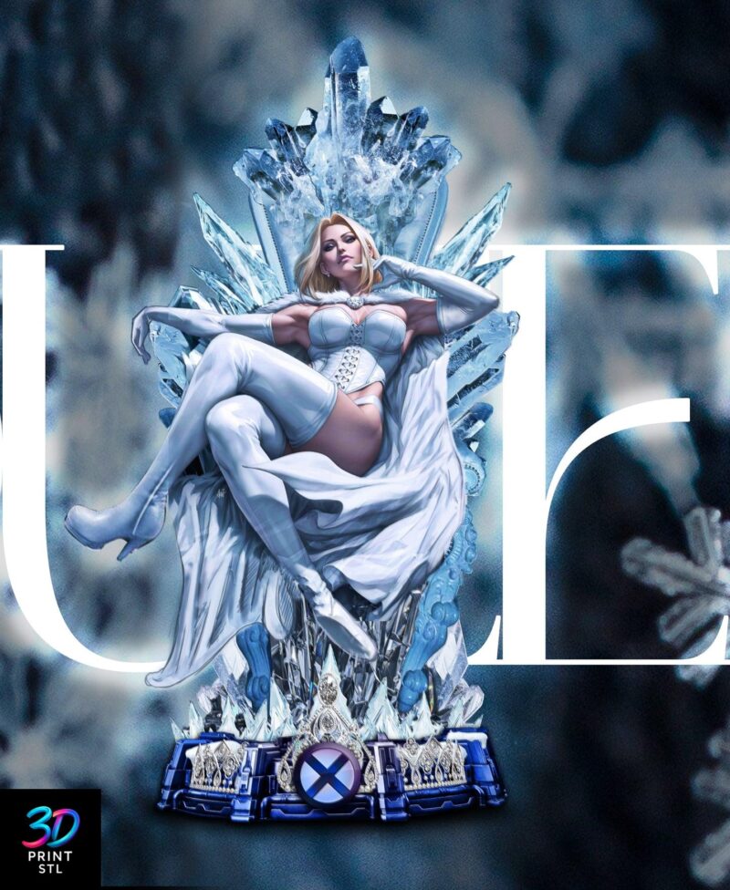 Emma Frost Figure X-Men | 3D Print File | STL - Image 2
