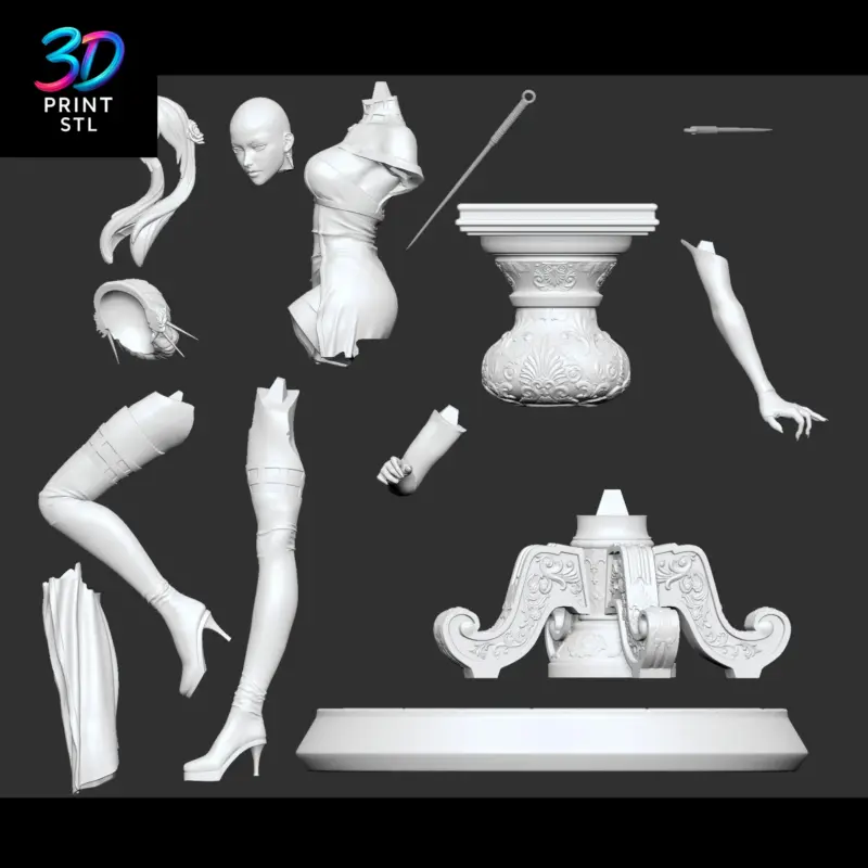 Yor Forger Spy x Family | STL File for 3D Printing - Image 6