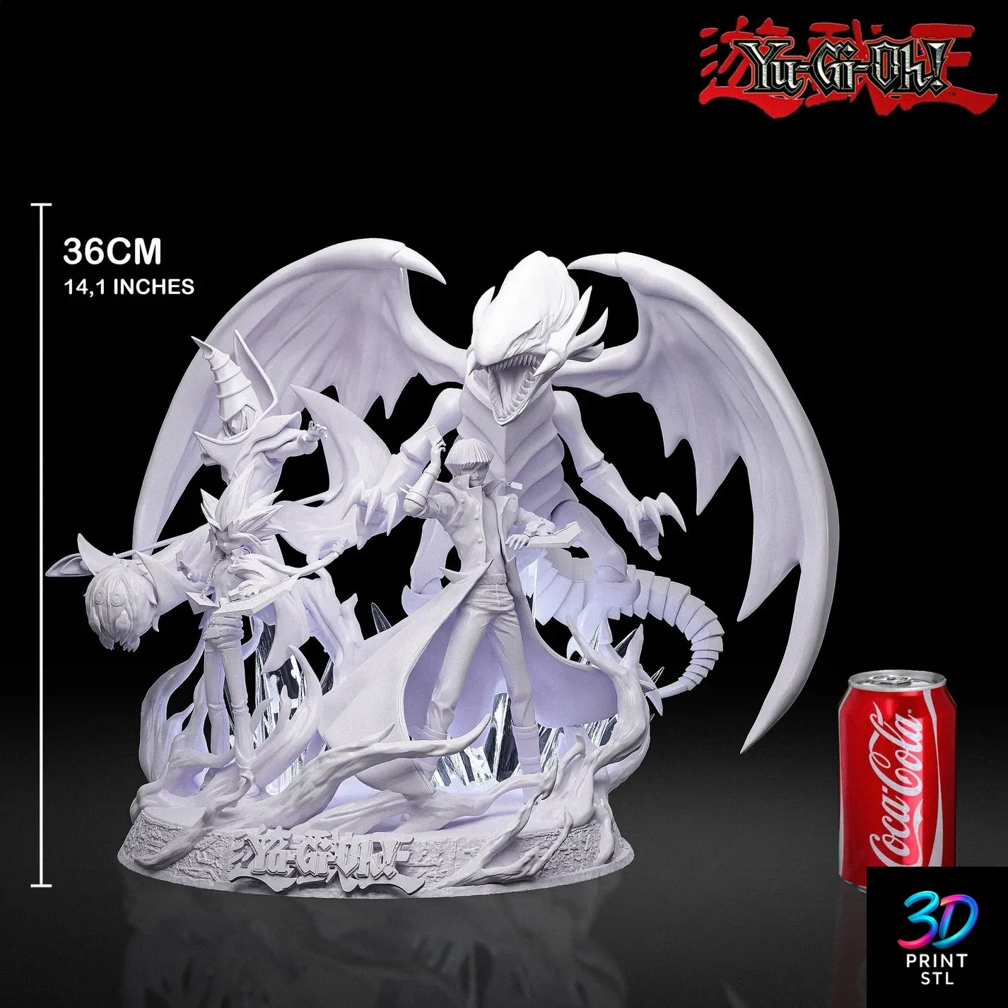Yami Yugi and Seto Kaiba Yu-Gi-Oh | 3D Print File | STL - Image 4