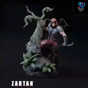 Zartan G.I. Joe | STL for 3D Printers