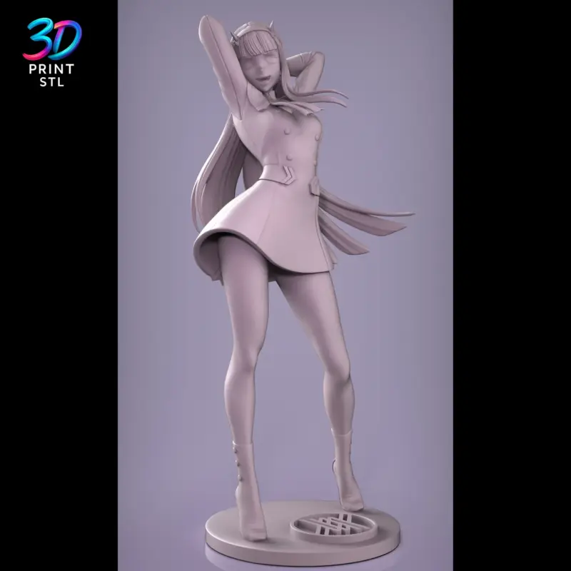 Zero Two Darling in the Franxx | 3D Print Model | STL - Image 4