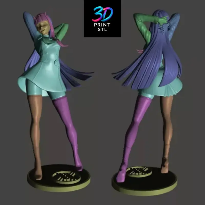 Zero Two Darling in the Franxx | 3D Print Model | STL - Image 7